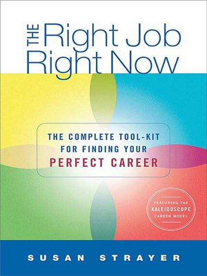 cover image of The Right Job, Right Now